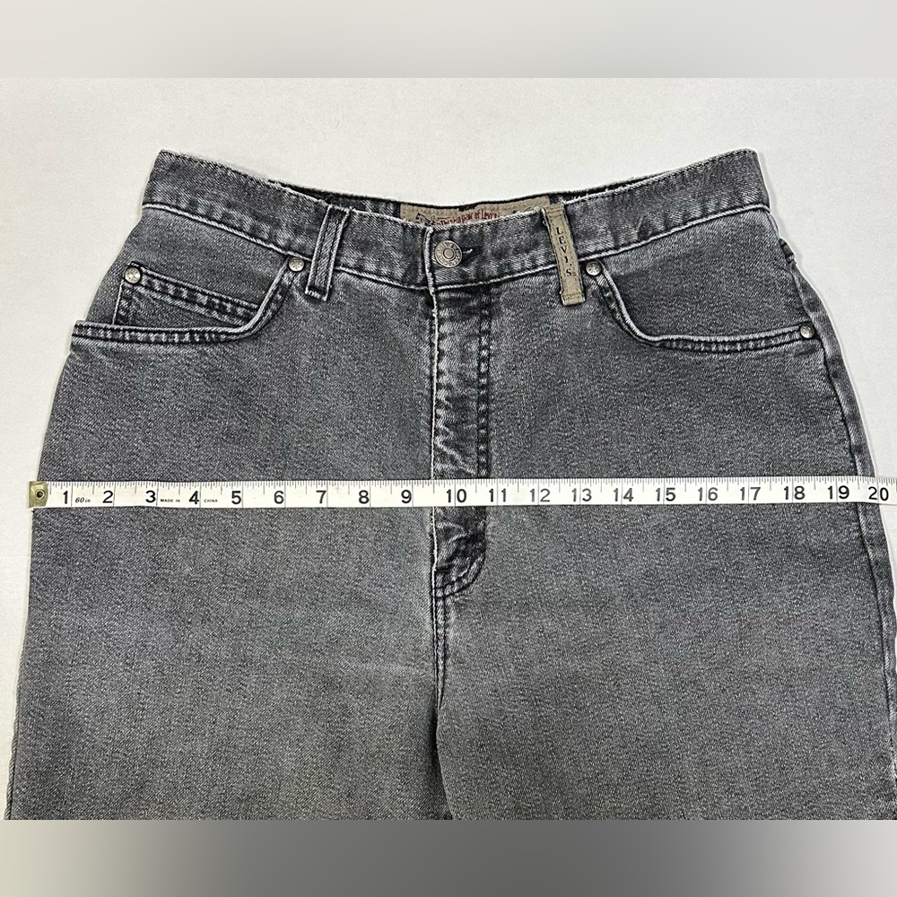 VTG Levi’s 573 Jeans 900 Series Sz14 Silver Tab High Rise Grey Mom Jeans 80s 90s - Picture 12 of 16